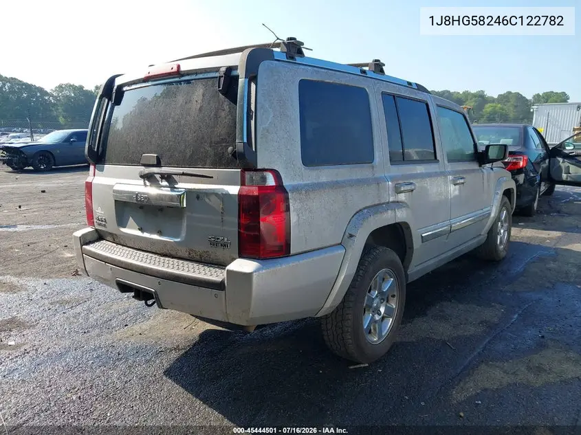 2006 Jeep Commander Limited VIN: 1J8HG58246C122782 Lot: 45444501