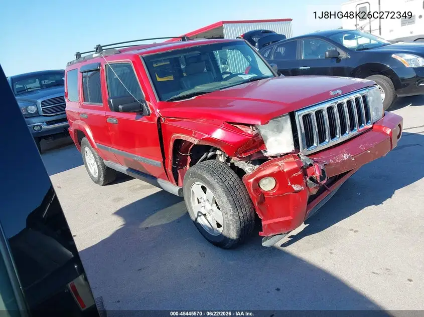 2006 Jeep Commander VIN: 1J8HG48K26C272349 Lot: 45445570