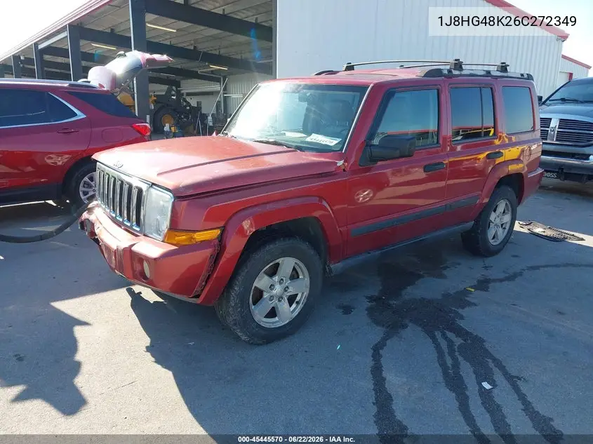 2006 Jeep Commander VIN: 1J8HG48K26C272349 Lot: 45445570