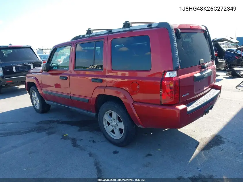 2006 Jeep Commander VIN: 1J8HG48K26C272349 Lot: 45445570