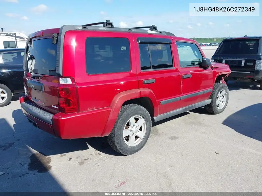 2006 Jeep Commander VIN: 1J8HG48K26C272349 Lot: 45445570
