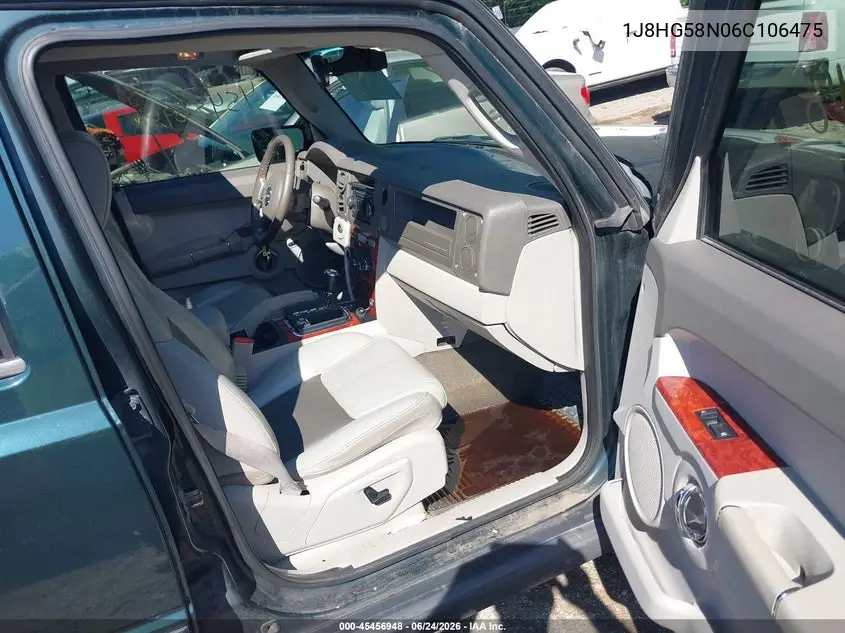 2006 Jeep Commander Limited VIN: 1J8HG58N06C106475 Lot: 45456948