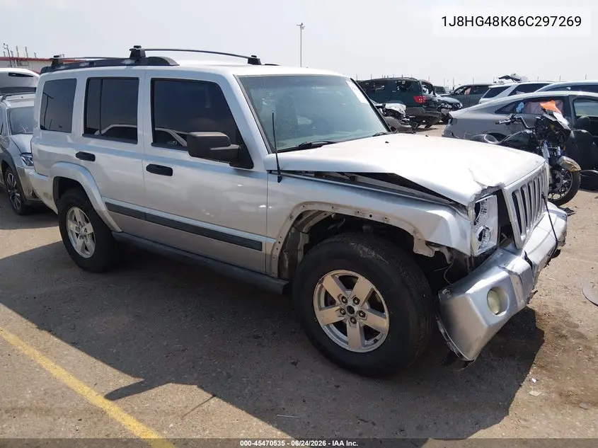 2006 Jeep Commander VIN: 1J8HG48K86C297269 Lot: 45470535