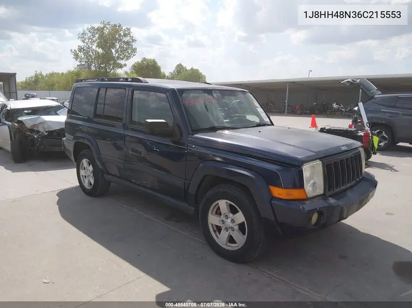 2006 Jeep Commander VIN: 1J8HH48N36C215553 Lot: 45540705