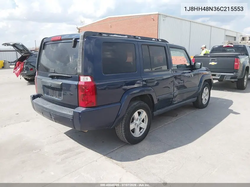 2006 Jeep Commander VIN: 1J8HH48N36C215553 Lot: 45540705