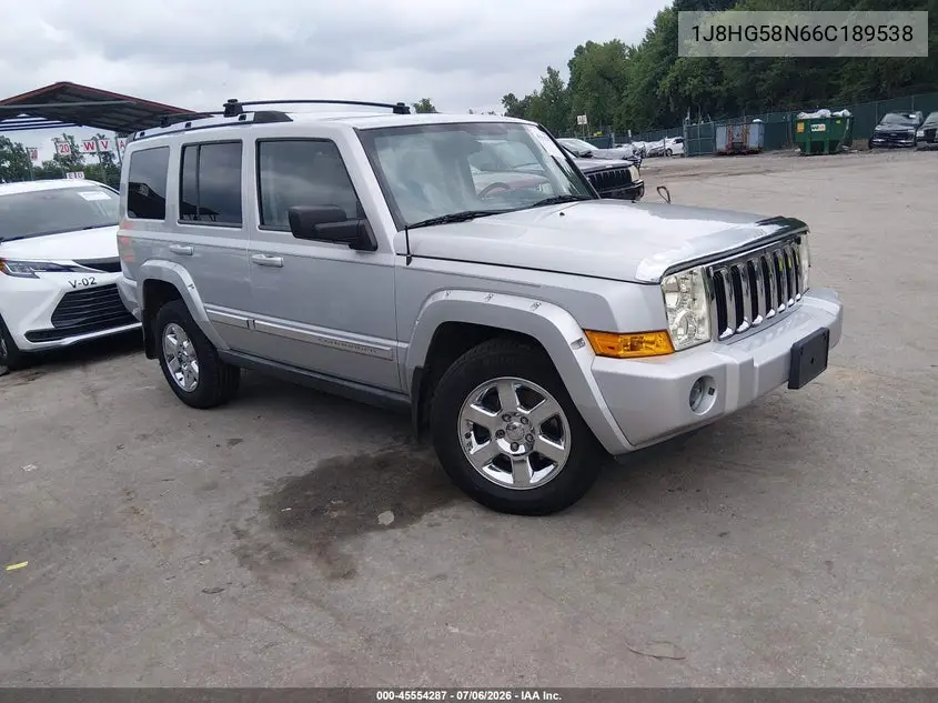 2006 Jeep Commander Limited VIN: 1J8HG58N66C189538 Lot: 45554287