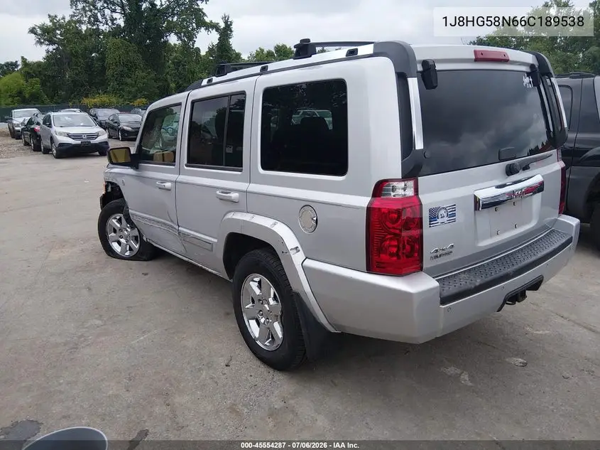 2006 Jeep Commander Limited VIN: 1J8HG58N66C189538 Lot: 45554287