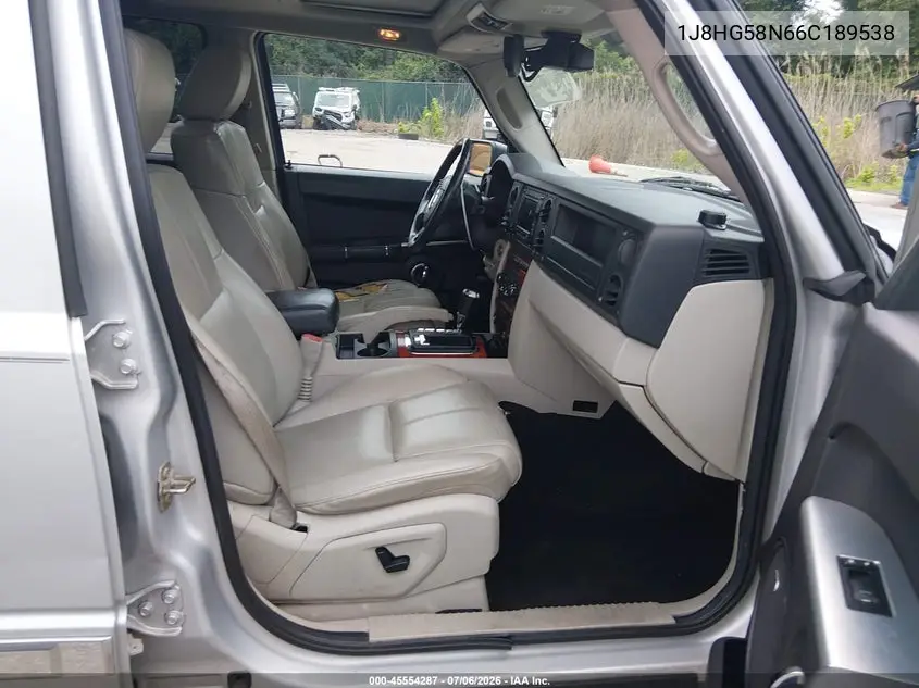 2006 Jeep Commander Limited VIN: 1J8HG58N66C189538 Lot: 45554287