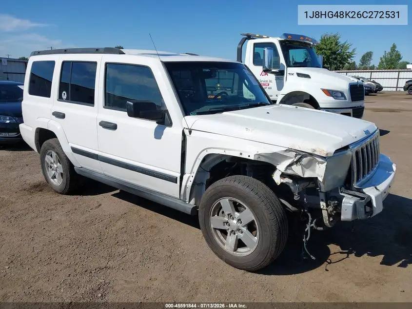 2006 Jeep Commander VIN: 1J8HG48K26C272531 Lot: 45591844