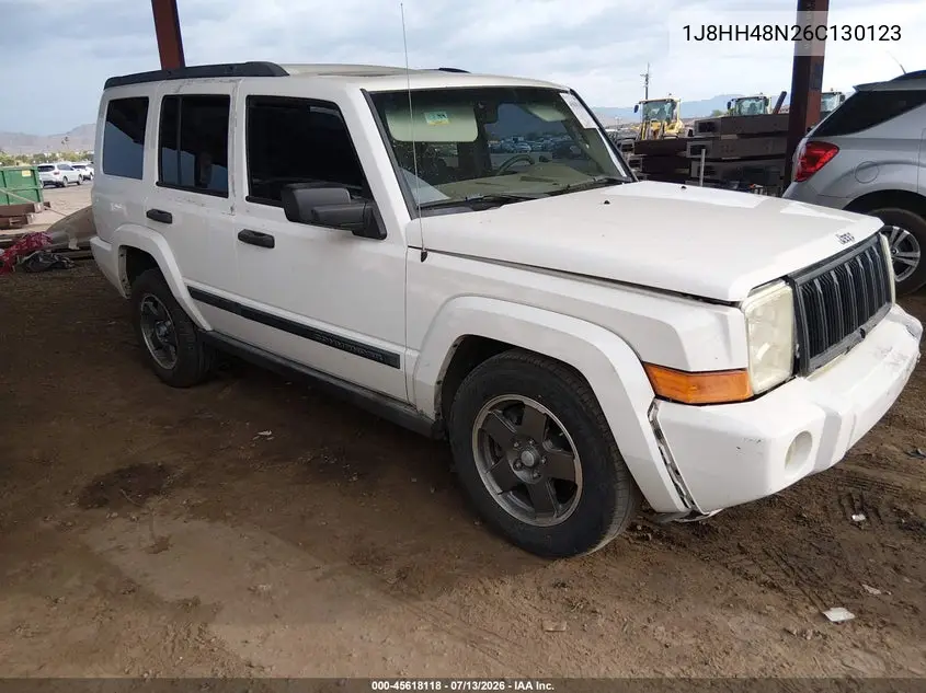 2006 Jeep Commander VIN: 1J8HH48N26C130123 Lot: 45618118