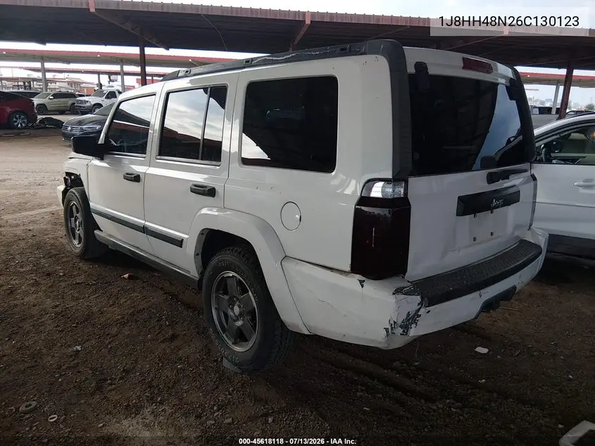 2006 Jeep Commander VIN: 1J8HH48N26C130123 Lot: 45618118
