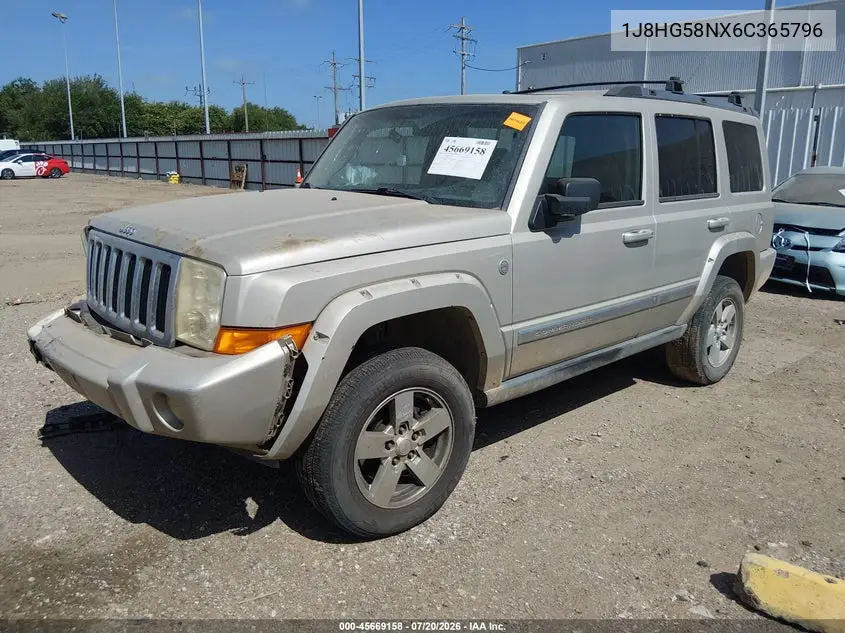 2006 Jeep Commander Limited VIN: 1J8HG58NX6C365796 Lot: 45669158