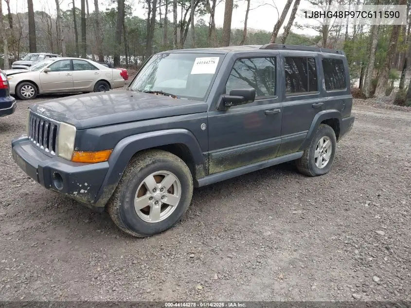 2007 Jeep Commander Sport VIN: 1J8HG48P97C611590 Lot: 44144278