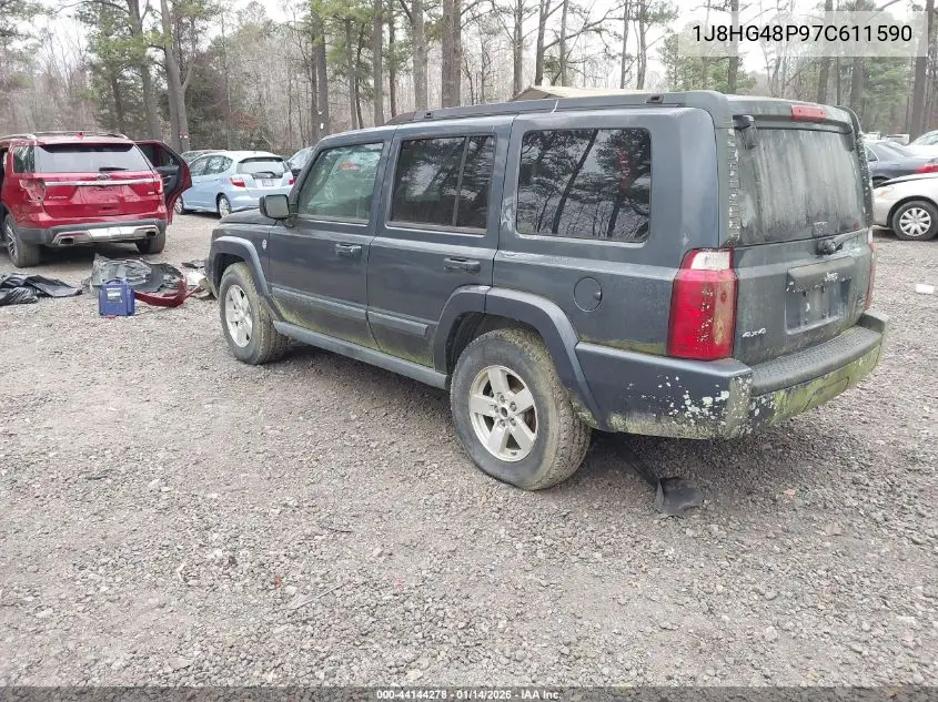 2007 Jeep Commander Sport VIN: 1J8HG48P97C611590 Lot: 44144278
