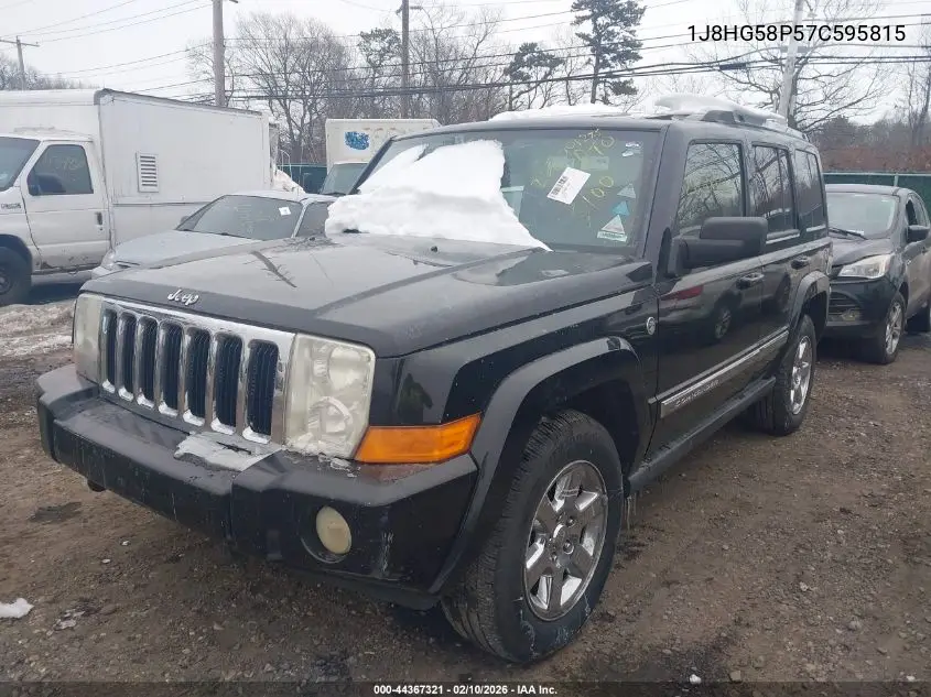 2007 Jeep Commander Limited VIN: 1J8HG58P57C595815 Lot: 44367321