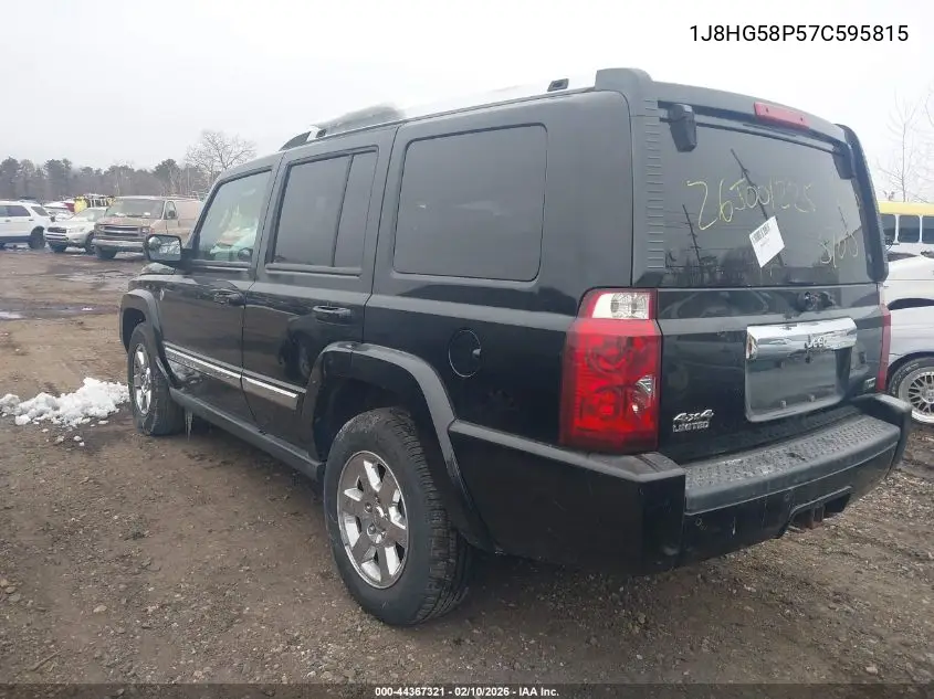 2007 Jeep Commander Limited VIN: 1J8HG58P57C595815 Lot: 44367321