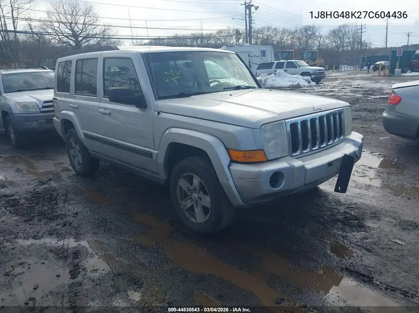 2007 Jeep Commander Sport VIN: 1J8HG48K27C604436 Lot: 44530543