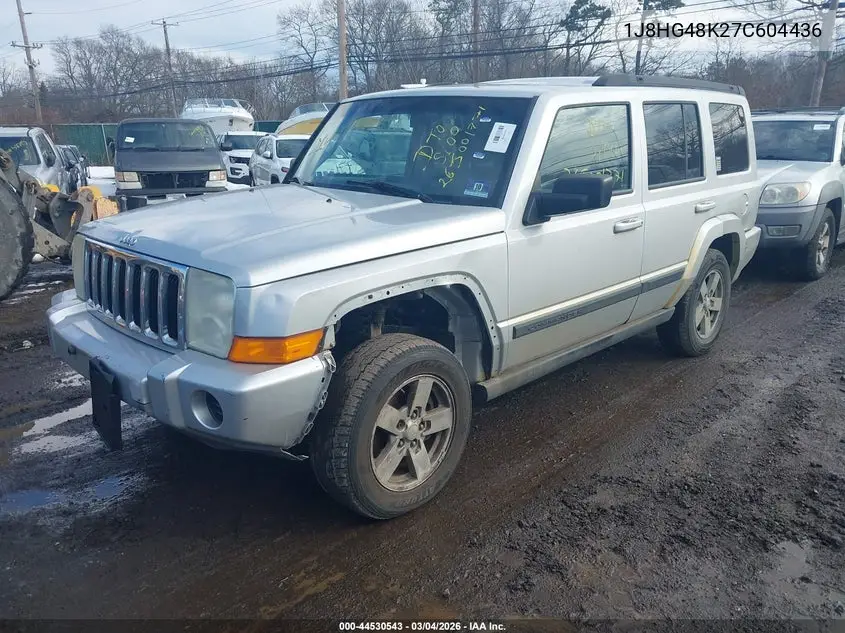2007 Jeep Commander Sport VIN: 1J8HG48K27C604436 Lot: 44530543