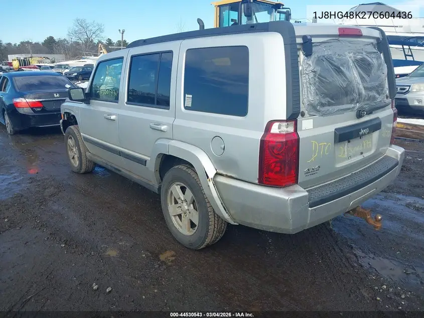 2007 Jeep Commander Sport VIN: 1J8HG48K27C604436 Lot: 44530543