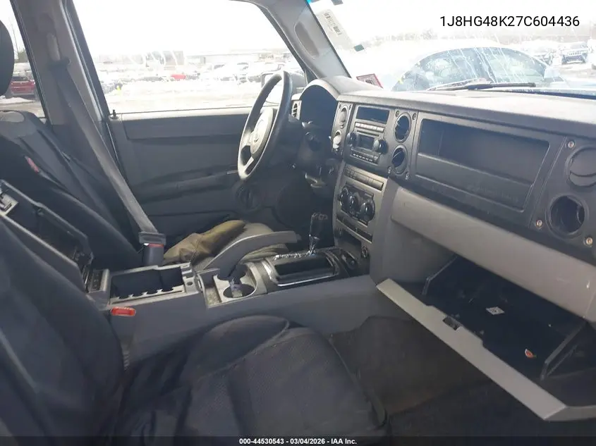 2007 Jeep Commander Sport VIN: 1J8HG48K27C604436 Lot: 44530543