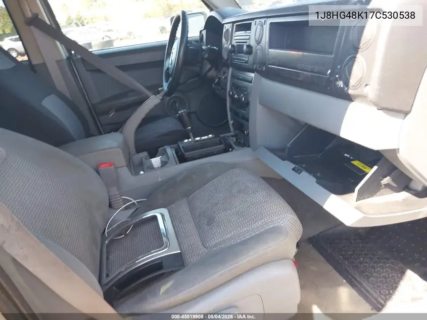2007 Jeep Commander Sport VIN: 1J8HG48K17C530538 Lot: 45019908