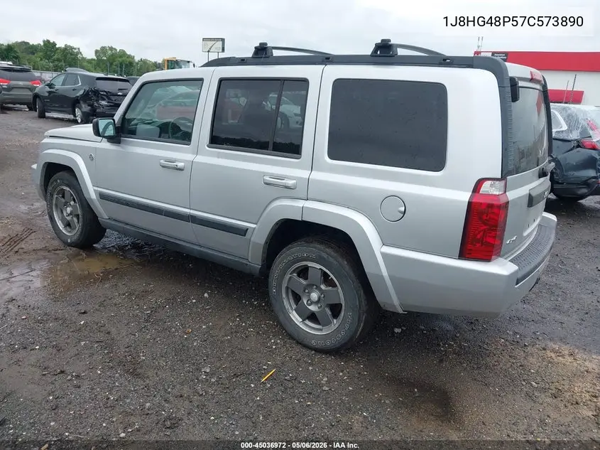 2007 Jeep Commander Sport VIN: 1J8HG48P57C573890 Lot: 45036972