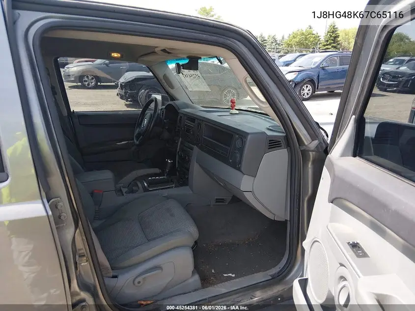 2007 Jeep Commander Sport VIN: 1J8HG48K67C651162 Lot: 45254381