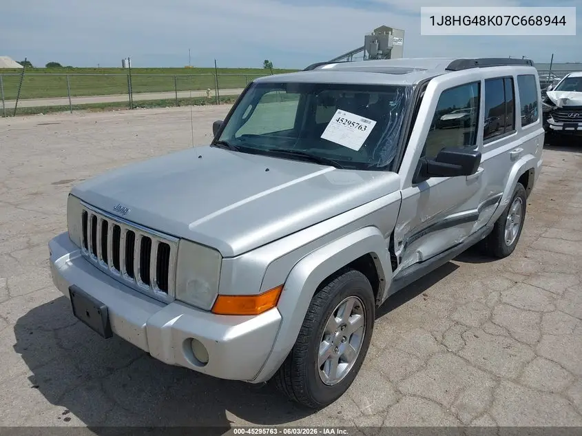2007 Jeep Commander Sport VIN: 1J8HG48K07C668944 Lot: 45295763