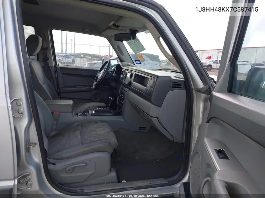 2007 Jeep Commander Sport VIN: 1J8HH48KX7C587415 Lot: 45349177
