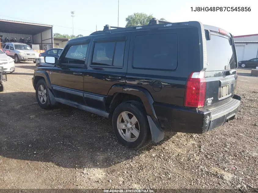 2007 Jeep Commander Sport VIN: 1J8HG48P87C545856 Lot: 45364109