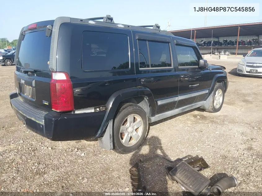 2007 Jeep Commander Sport VIN: 1J8HG48P87C545856 Lot: 45364109