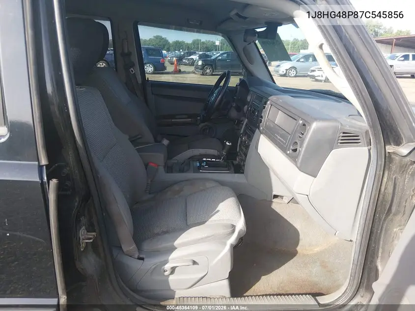2007 Jeep Commander Sport VIN: 1J8HG48P87C545856 Lot: 45364109