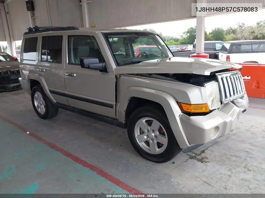 2007 Jeep Commander Sport VIN: 1J8HH48P57C578083 Lot: 45436725
