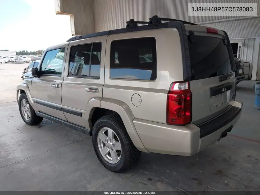 2007 Jeep Commander Sport VIN: 1J8HH48P57C578083 Lot: 45436725
