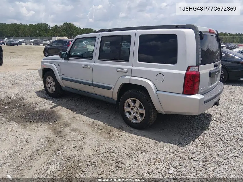2007 Jeep Commander Sport VIN: 1J8HG48P77C672369 Lot: 45495180