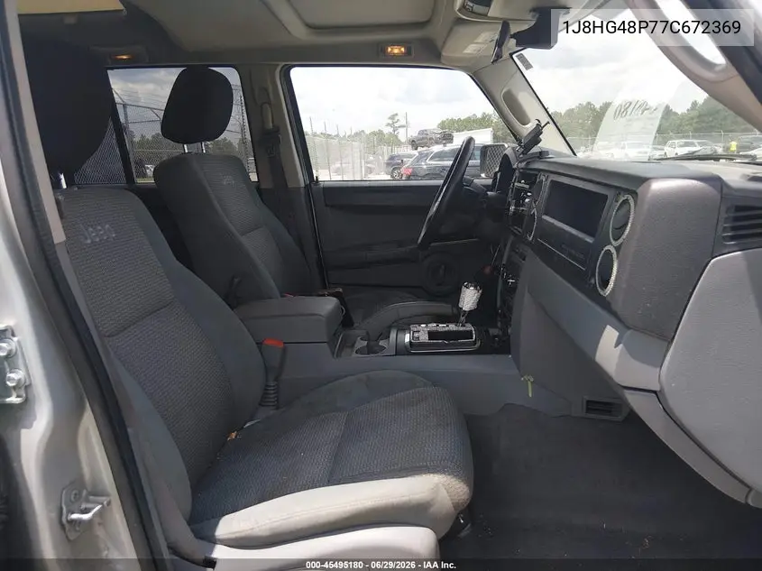 2007 Jeep Commander Sport VIN: 1J8HG48P77C672369 Lot: 45495180