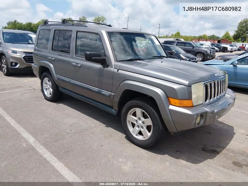 2007 Jeep Commander Sport VIN: 1J8HH48P17C680982 Lot: 45559811