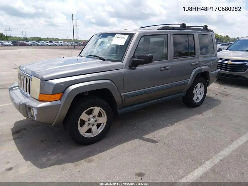 2007 Jeep Commander Sport VIN: 1J8HH48P17C680982 Lot: 45559811