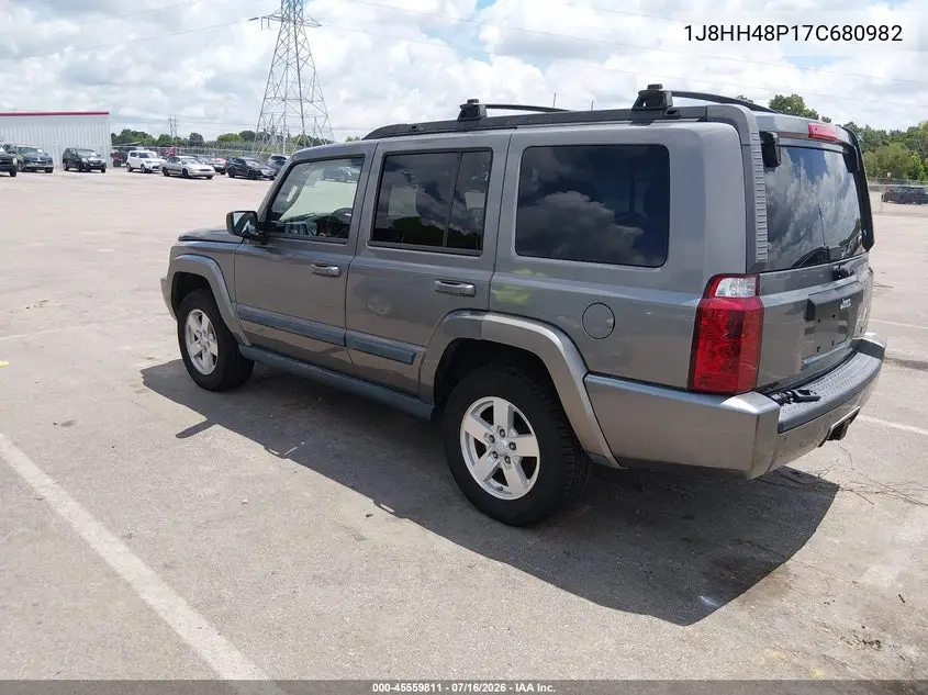 2007 Jeep Commander Sport VIN: 1J8HH48P17C680982 Lot: 45559811