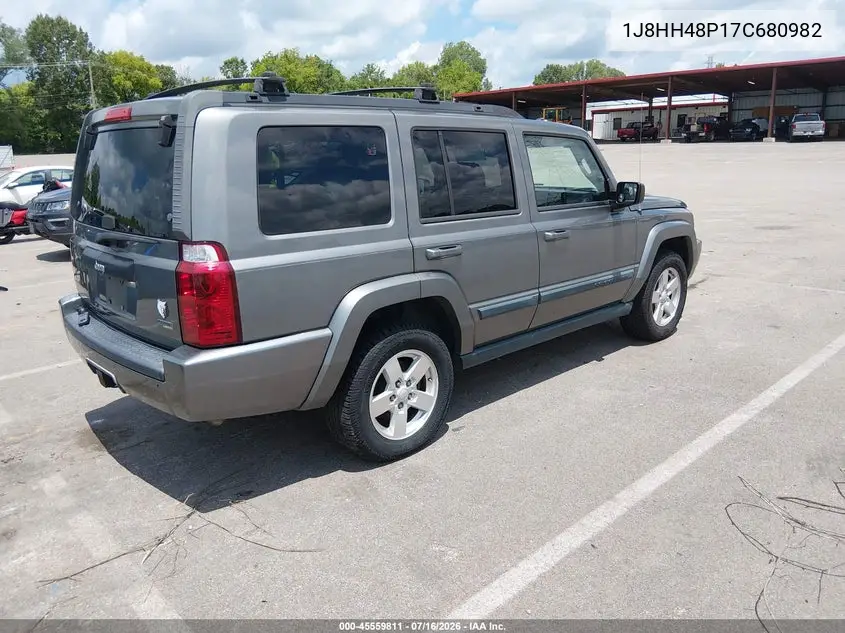 2007 Jeep Commander Sport VIN: 1J8HH48P17C680982 Lot: 45559811