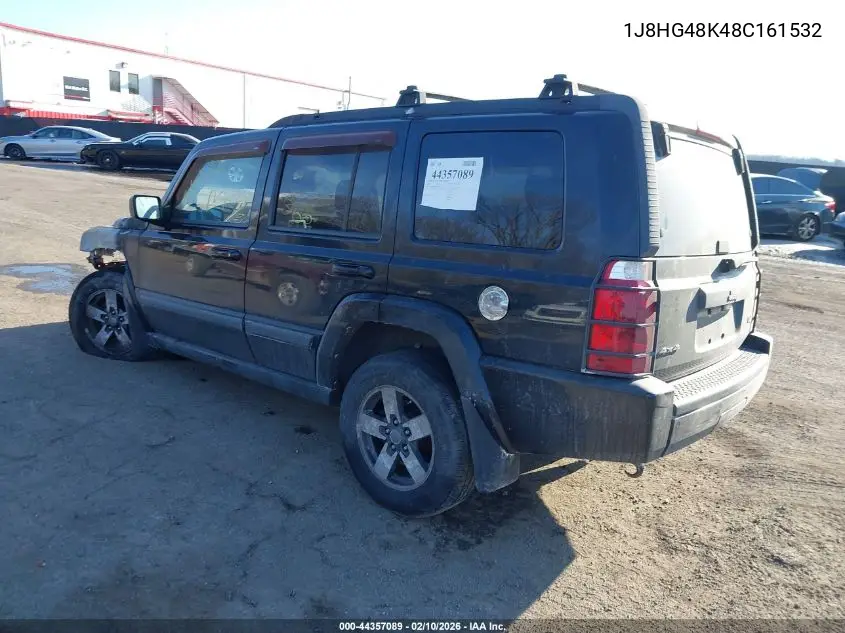 2008 Jeep Commander Sport VIN: 1J8HG48K48C161532 Lot: 44357089