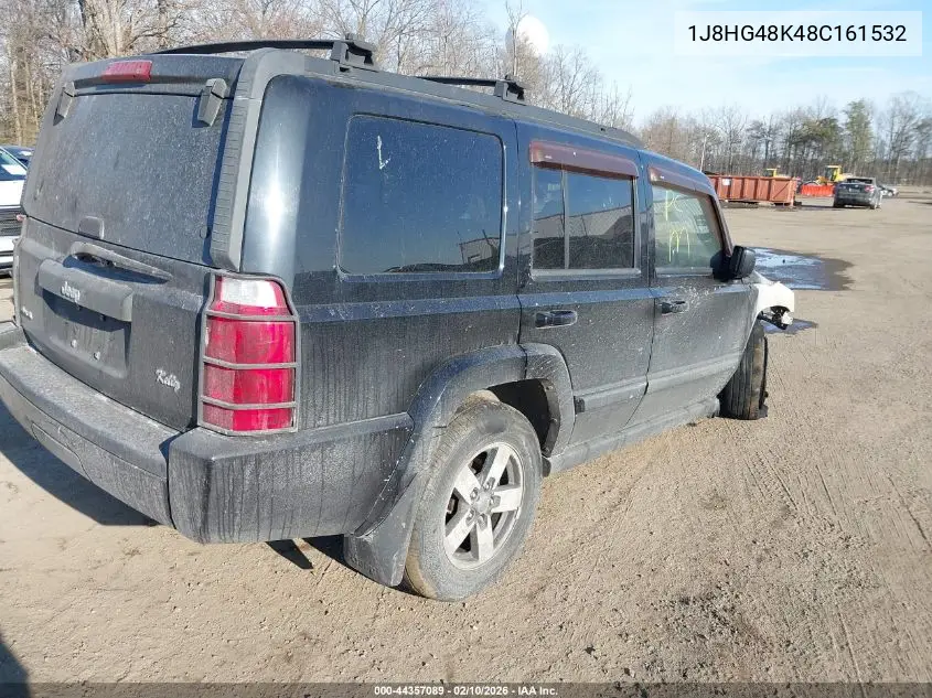 2008 Jeep Commander Sport VIN: 1J8HG48K48C161532 Lot: 44357089