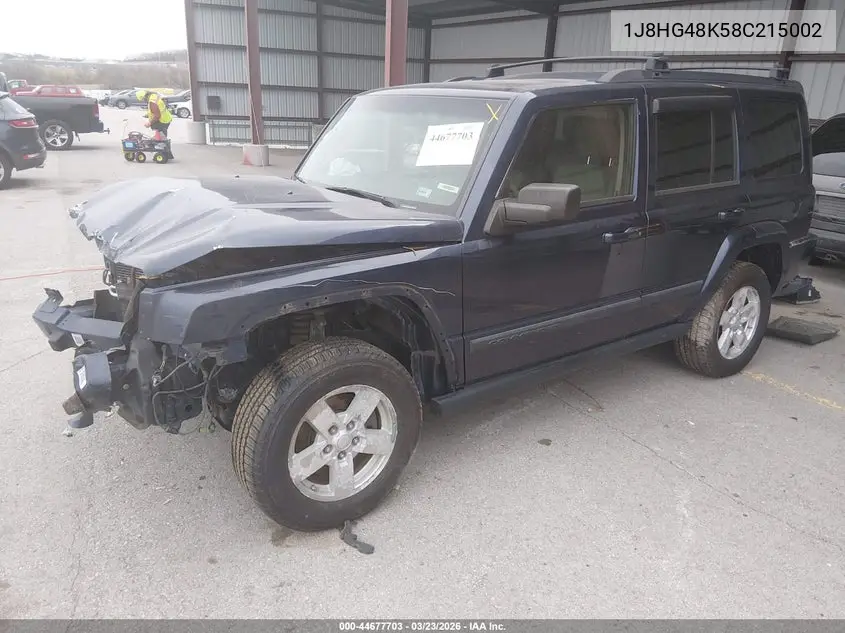 2008 Jeep Commander Sport VIN: 1J8HG48K58C215002 Lot: 44677703