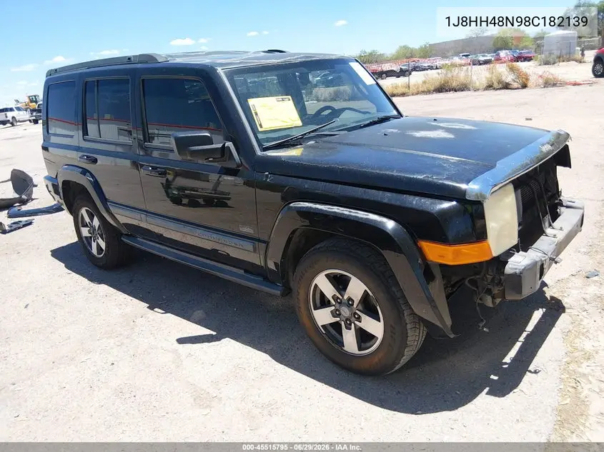 2008 Jeep Commander Sport VIN: 1J8HH48N98C182139 Lot: 45515795