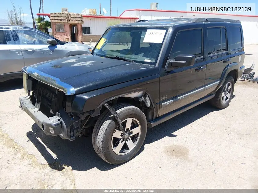 2008 Jeep Commander Sport VIN: 1J8HH48N98C182139 Lot: 45515795