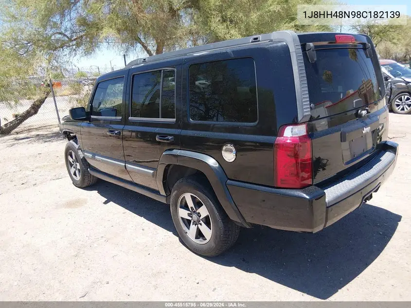 2008 Jeep Commander Sport VIN: 1J8HH48N98C182139 Lot: 45515795