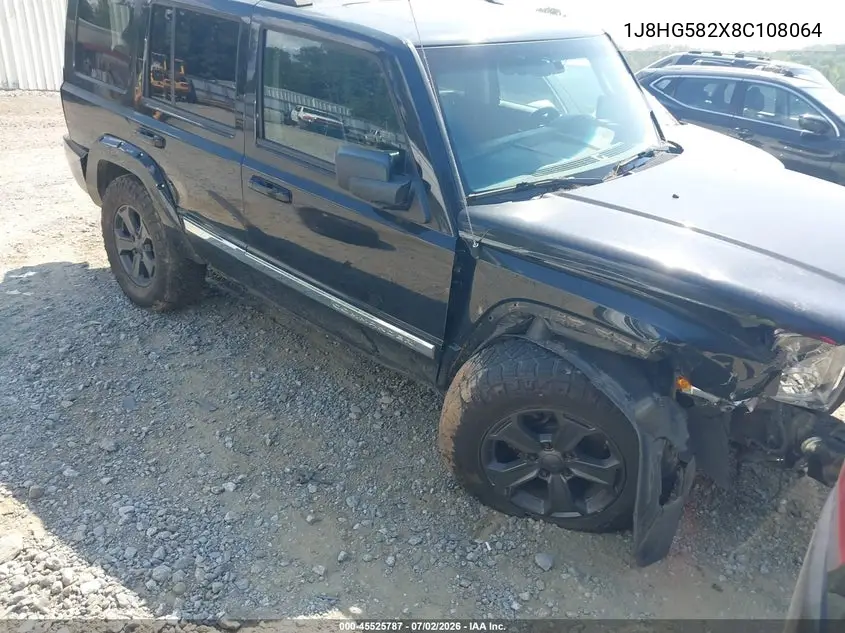 2008 Jeep Commander Limited VIN: 1J8HG582X8C108064 Lot: 45525787