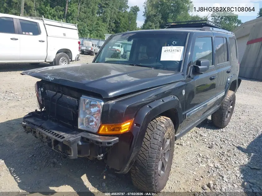 2008 Jeep Commander Limited VIN: 1J8HG582X8C108064 Lot: 45525787