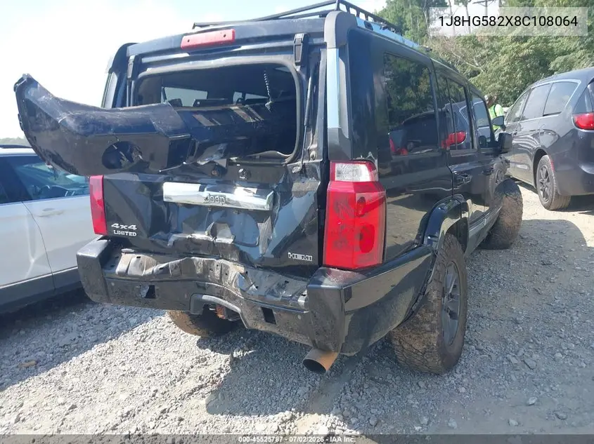2008 Jeep Commander Limited VIN: 1J8HG582X8C108064 Lot: 45525787