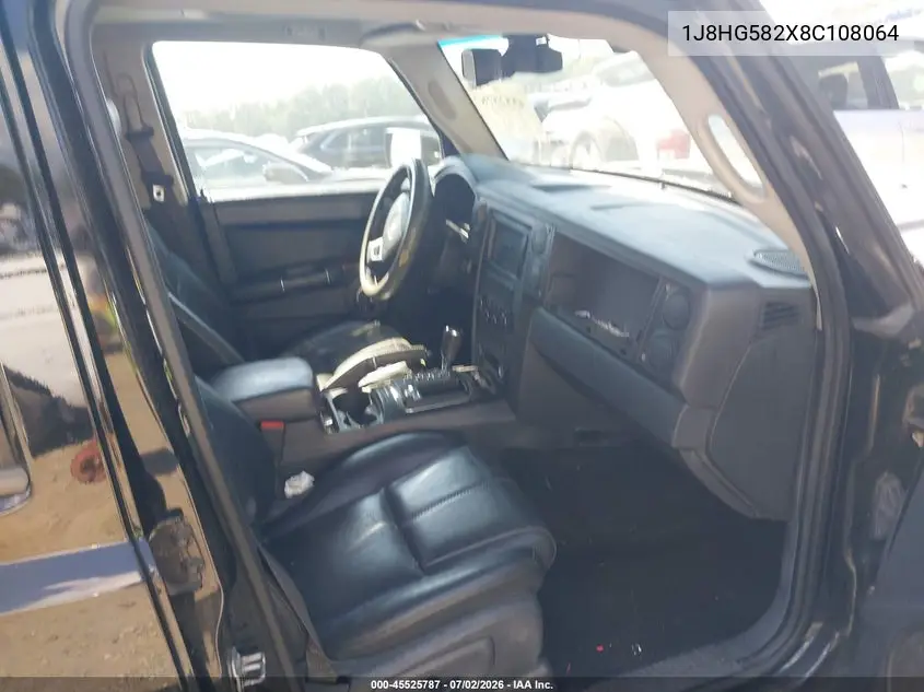 2008 Jeep Commander Limited VIN: 1J8HG582X8C108064 Lot: 45525787